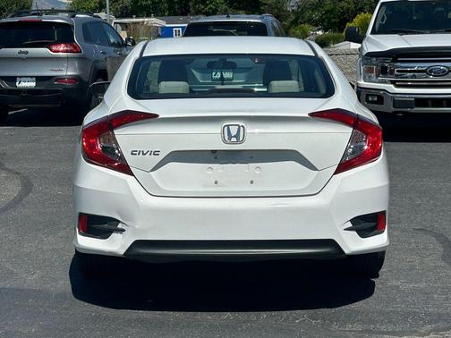White 2017 Honda Civic LX