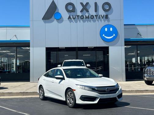 White 2017 Honda Civic LX