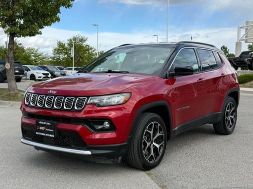 Red 2025 Jeep Compass Limited
