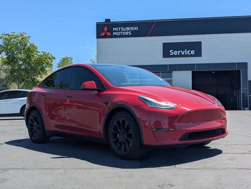 Red Multi 2022 Tesla Model Y Long Range