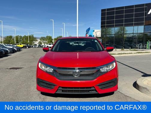 Red 2017 Honda Civic LX