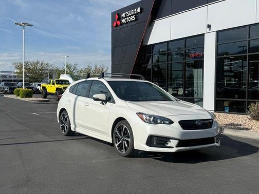 Crystal White Pearl 2022 Subaru Impreza Sport