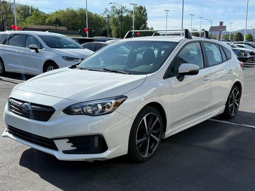 Crystal White Pearl 2022 Subaru Impreza Sport