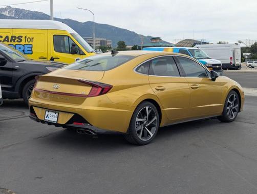 Glowing Yellow 2021 Hyundai SONATA SEL Plus