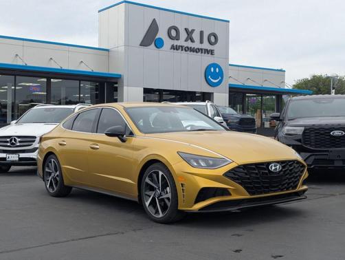 Glowing Yellow 2021 Hyundai SONATA SEL Plus