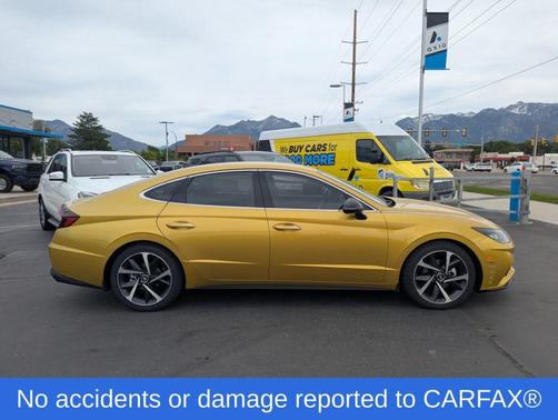 Glowing Yellow 2021 Hyundai SONATA SEL Plus