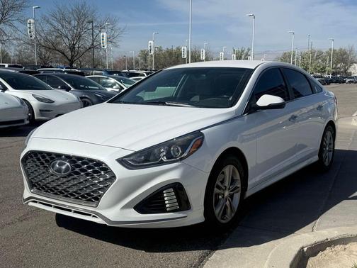 Quartz White Pearl 2019 Hyundai SONATA SEL