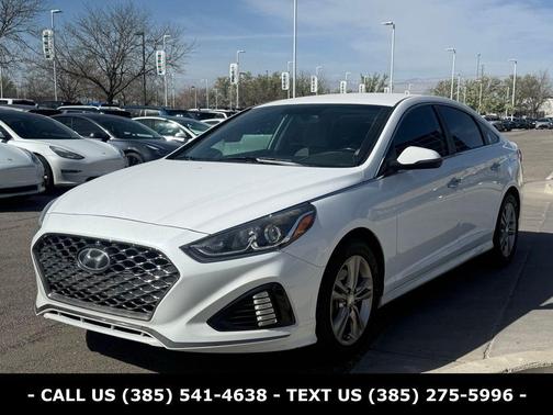 Quartz White Pearl 2019 Hyundai SONATA SEL