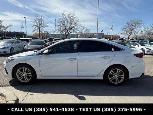 Quartz White Pearl 2019 Hyundai SONATA SEL