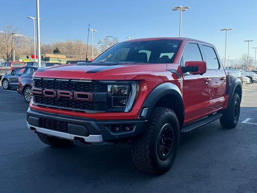 Orange 2021 Ford F-150 Raptor