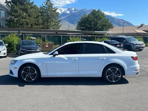 Ibis White 2019 Audi A4 2.0T Titanium Premium