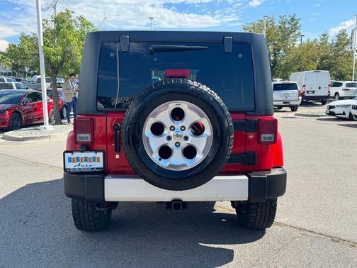 Flame Red Clearcoat 2014 Jeep Wrangler Unlimited Sahara