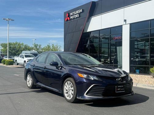 Blue 2022 Toyota Camry LE
