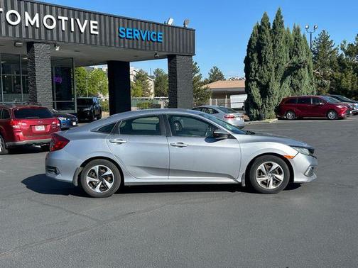 Modern Steel Metallic 2019 Honda Civic LX