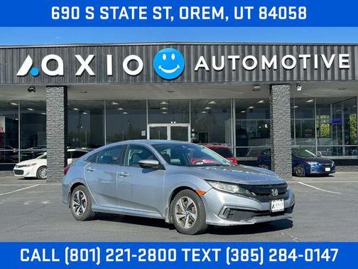 Modern Steel Metallic 2019 Honda Civic LX