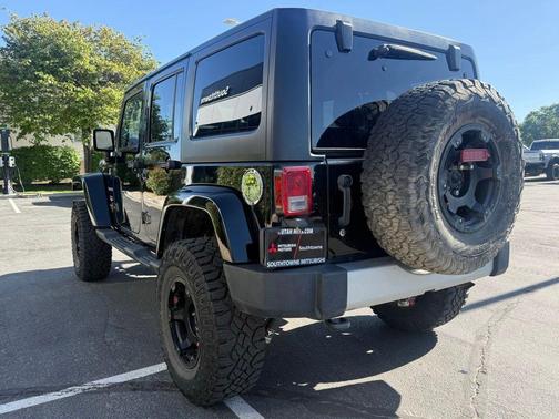 Black Clearcoat 2012 Jeep Wrangler Unlimited Sahara