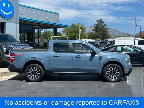 Azure Gray Metallic 2024 Ford Maverick Lariat