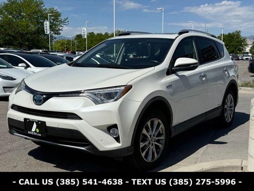Blizzard Pearl 2016 Toyota RAV4 Hybrid Limited