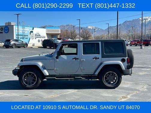 Billet Silver Metallic Clearcoat 2015 Jeep Wrangler Unlimited Sahara