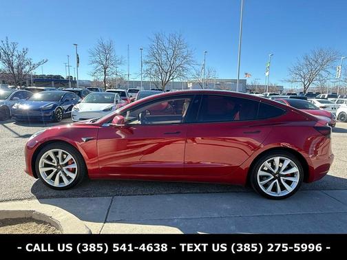 Red Multi 2019 Tesla Model 3 Long Range