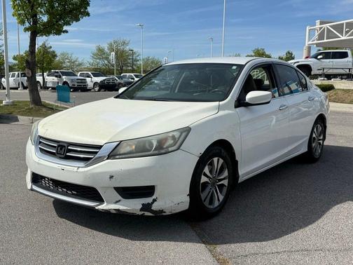 White 2014 Honda Accord LX