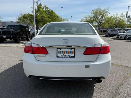 White 2014 Honda Accord LX