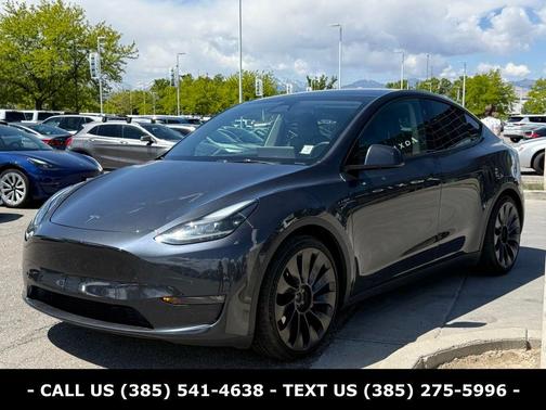 Stealth Gray 2024 Tesla Model Y Performance