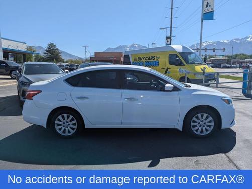 Cloud White 2017 Nissan Sentra S
