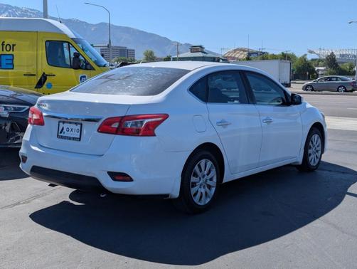 Cloud White 2017 Nissan Sentra S