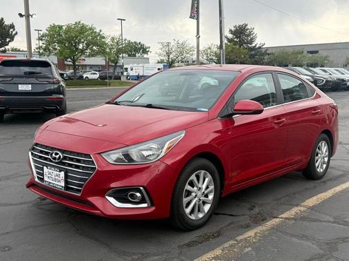 Pomegranate Red Metallic 2022 Hyundai Accent SEL