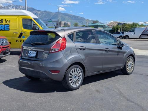 Storm Gray Metallic 2014 Ford Fiesta Titanium
