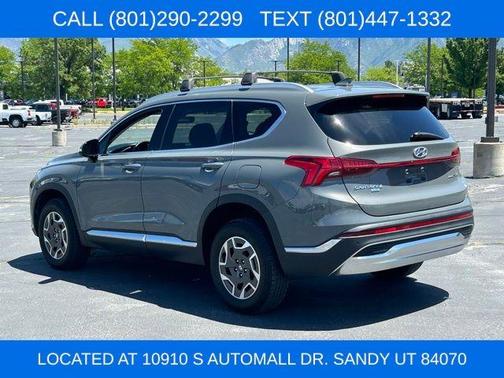 Hampton Gray 2023 Hyundai SANTA FE HEV Blue