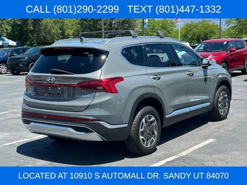 Hampton Gray 2023 Hyundai SANTA FE HEV Blue