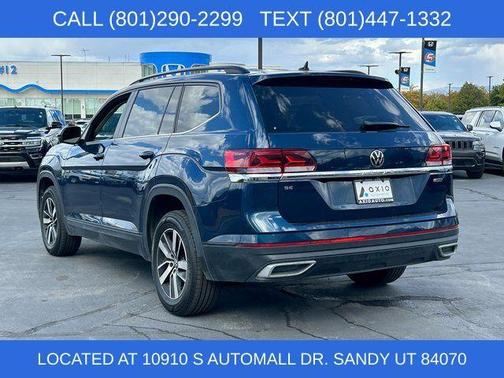 Tourmaline Blue Metallic 2022 Volkswagen Atlas 2.0T SE