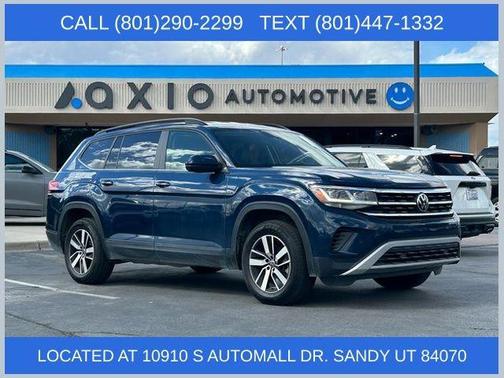 Tourmaline Blue Metallic 2022 Volkswagen Atlas 2.0T SE