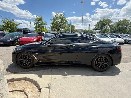 Black Obsidian 2018 INFINITI Q60 3.0t LUXE