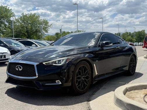 Black Obsidian 2018 INFINITI Q60 3.0t LUXE