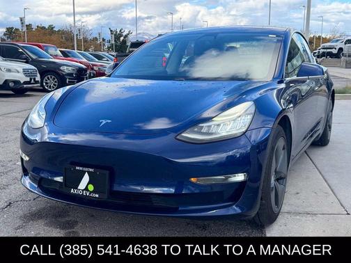 Deep Blue Metallic 2018 Tesla Model 3 Long Range