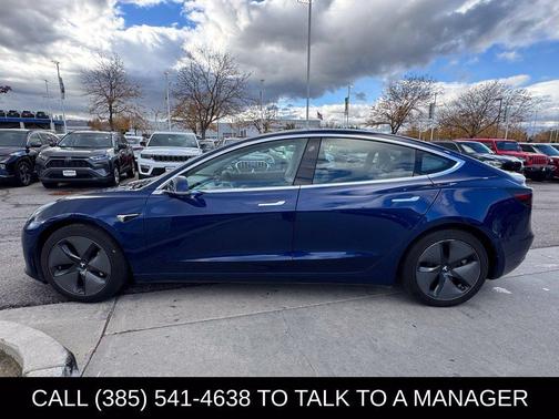 Deep Blue Metallic 2018 Tesla Model 3 Long Range