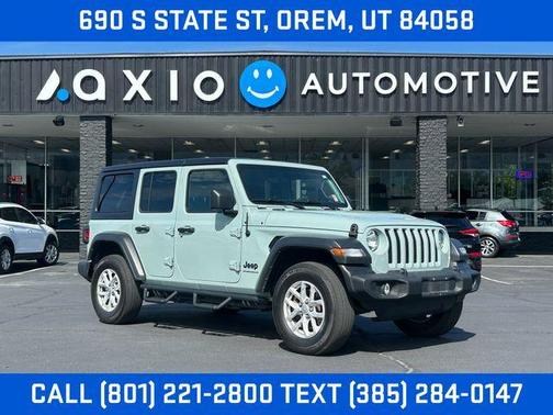 Gray 2023 Jeep Wrangler Sport