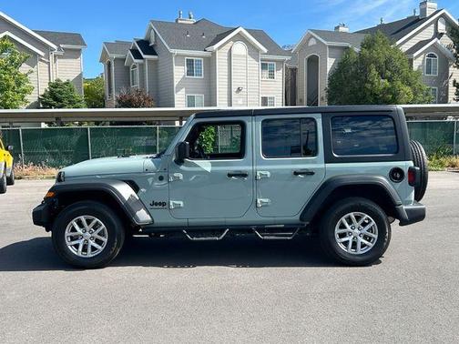 Gray 2023 Jeep Wrangler Sport