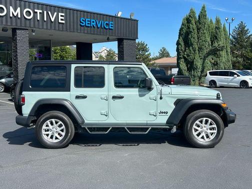 Gray 2023 Jeep Wrangler Sport