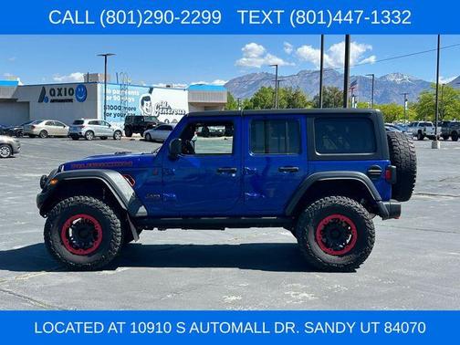 Ocean Blue Metallic 2020 Jeep Wrangler Unlimited Rubicon