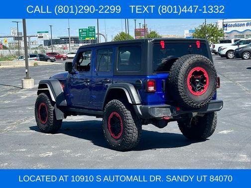 Ocean Blue Metallic 2020 Jeep Wrangler Unlimited Rubicon