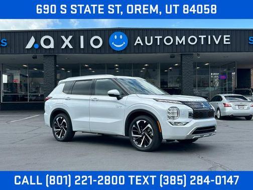 Diamond White 2025 Mitsubishi Outlander PHEV SEL