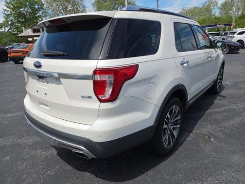 White Platinum Tri-Coat Metallic 2016 Ford Explorer Platinum