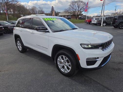 Bright White Clearcoat 2023 Jeep Grand Cherokee Limited