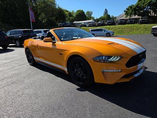Orange 2018 Ford Mustang GT Premium