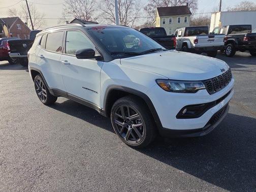Bright White Clearcoat 2026 Jeep Compass Limited Altitude