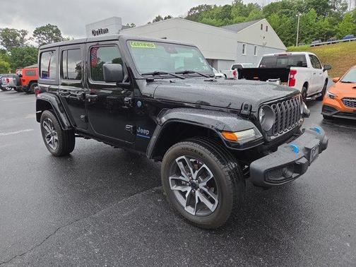 Black Clearcoat 2024 Jeep Wrangler 4xe Sport
